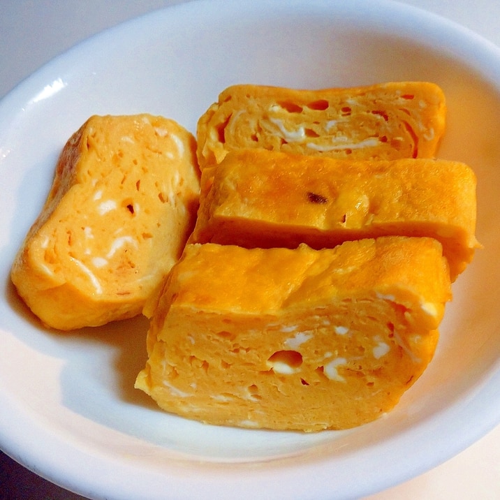 しいたけ風味のふんわり卵焼き